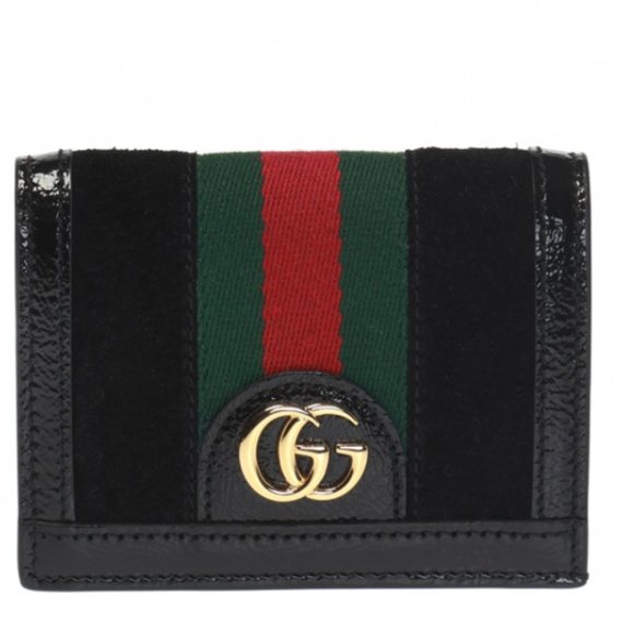Gucci Web Stripe Card Case - Picture 1 of 4